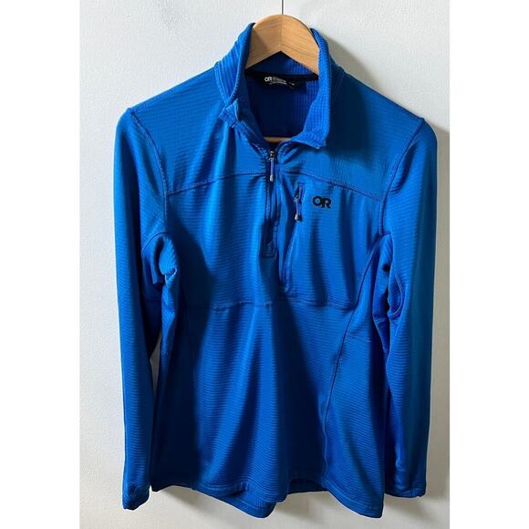 Outdoor Research men's vigor grid fleece half zip size medium - Picture 1 of 5